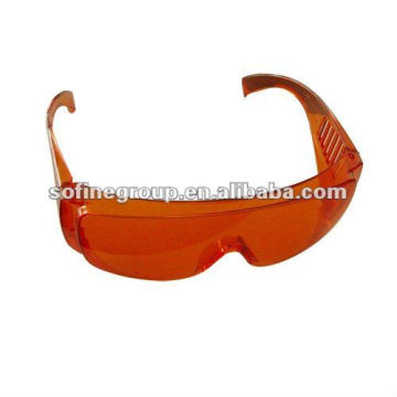 Gafas de protección dental, Dental gafas protectoras de color rojo oscuro